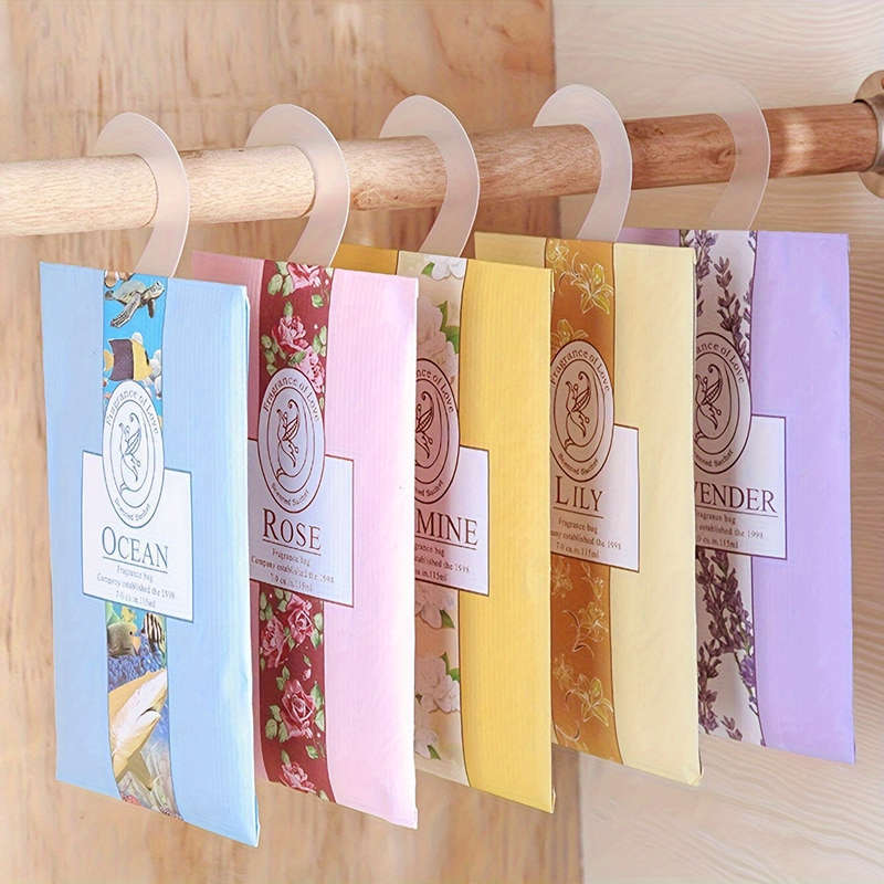 5-Pack Hanging Wardrobe Scented Sachetsa