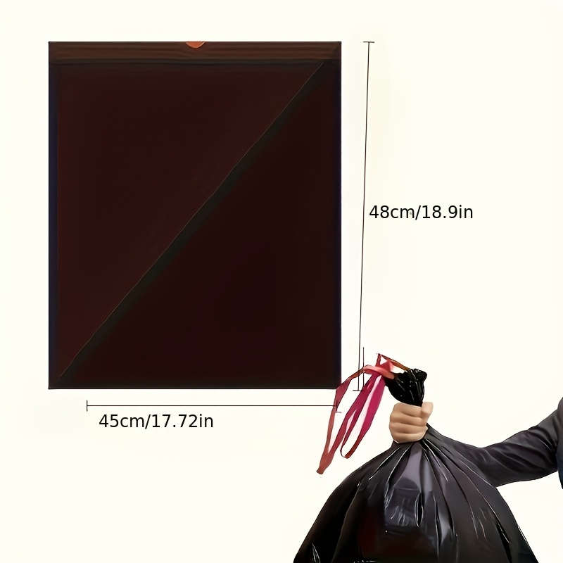 Extra Large Black Trash Bags, 2 Rolls Of 30