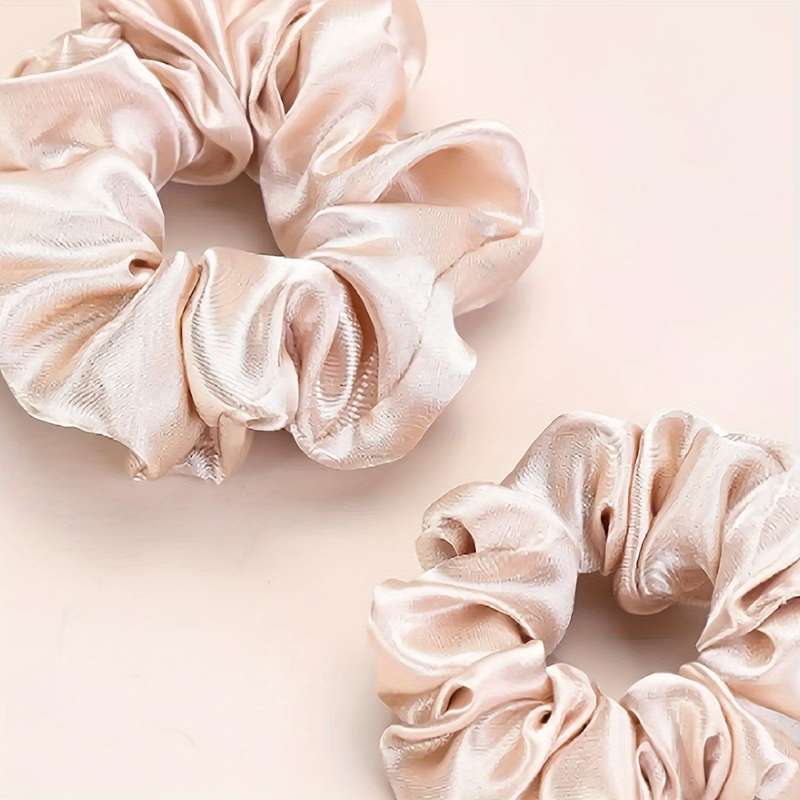 12-Pack Luxury Satin Hair Scrunchies Set