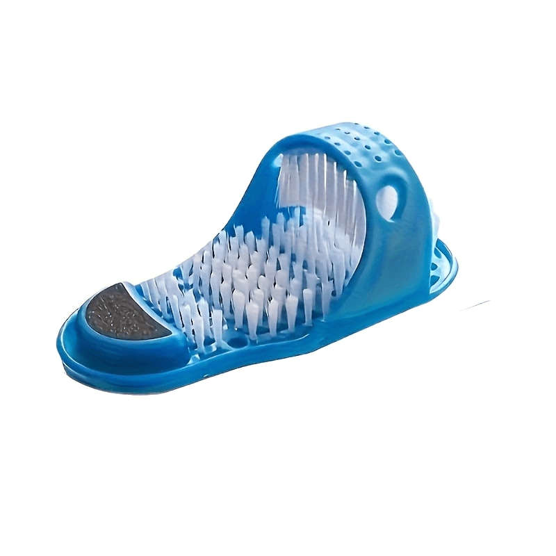 Soothing, Easy-Clean Foot Scrubber & Massager Slippers