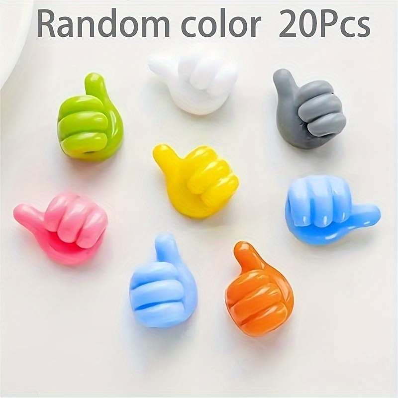 20pcs Value Pack Multifunctional Thumb Wall Hooks