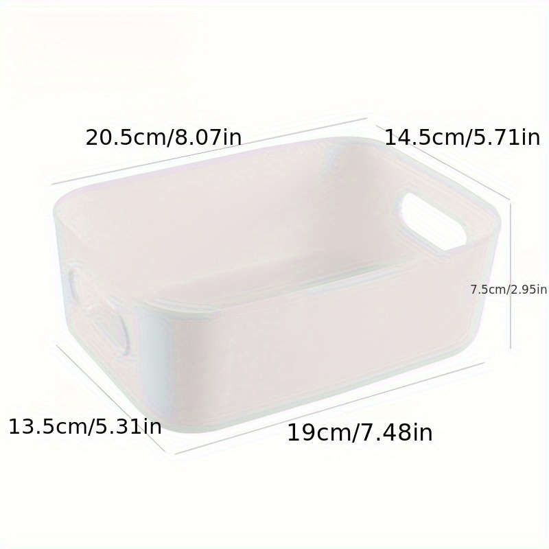 10-Pack Multi-Functional Storage Boxes, Durable Plastic Organizers For Cosmetics