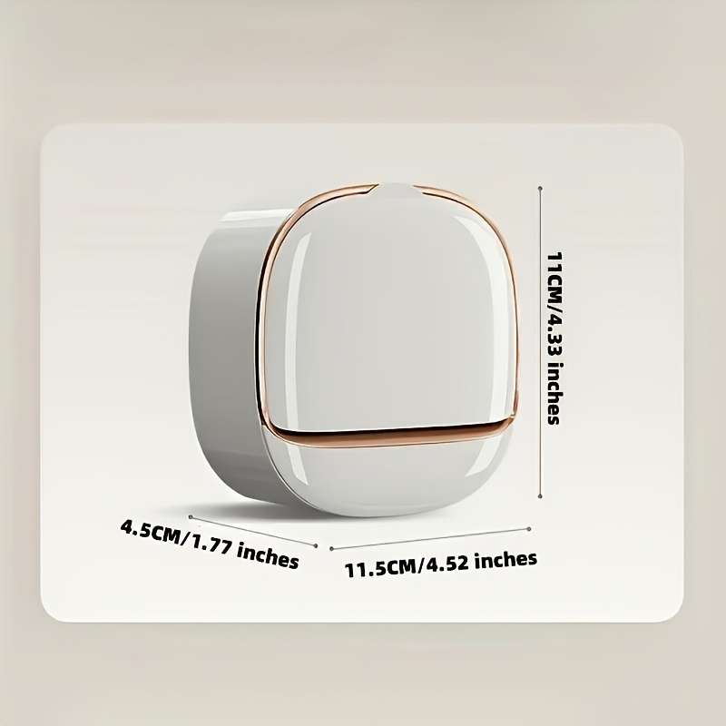 Easy-Install No-Drill Double Layer Soap Dish With Lid