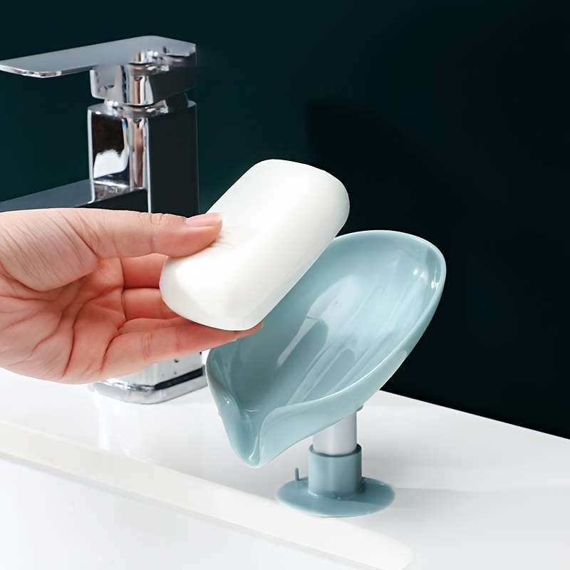 Elegant For Lotus Leaf Soap Dish - Self-Draining