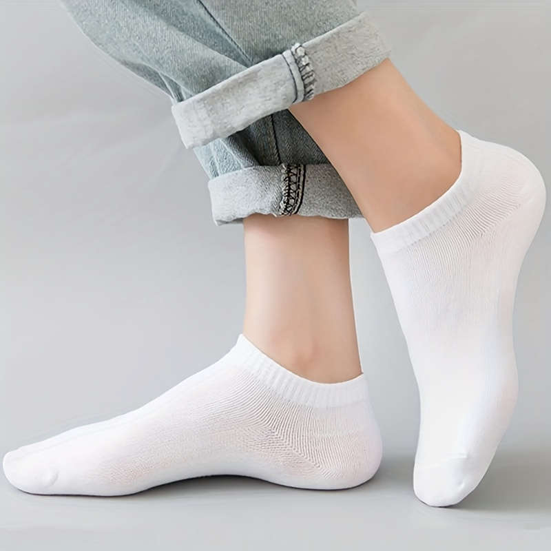 100% Cotton Ankle Socks For All Seasons - 5 Pairs Pack
