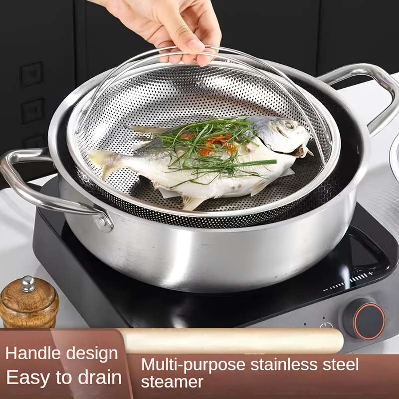 Electricity-Free Stainless Steel Kitchen Basket