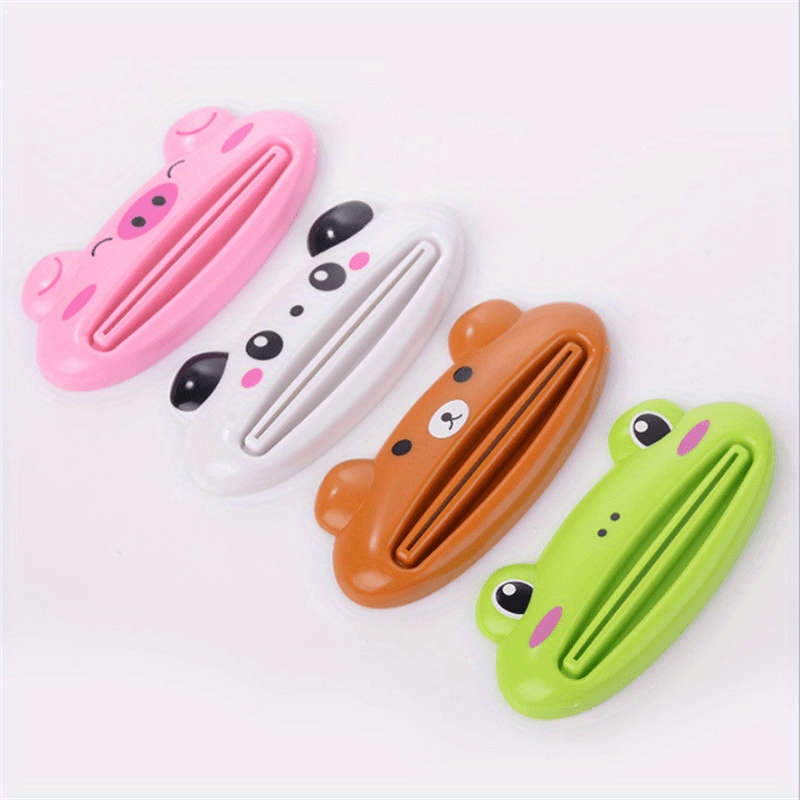 4 Pcs Cartoon Toothpaste Squeezer