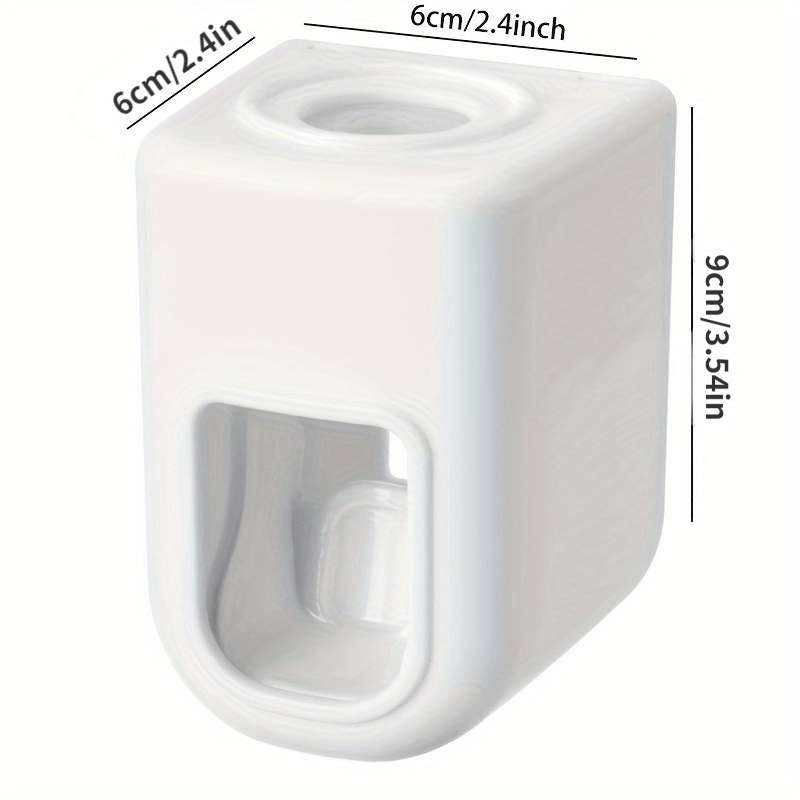 Easy-Install Wall-Mounted Toothpaste Dispenser & Brush Holder
