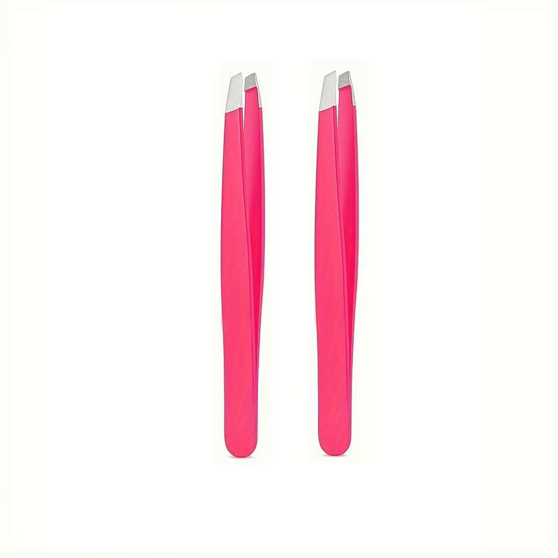 1X And 7X Magnification Makeup Mirror And Hair Removal Tweezers 2pcs Set