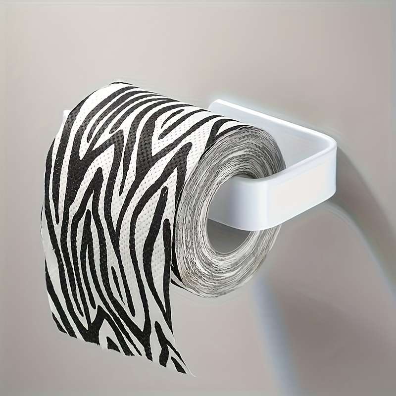Easy-Install Self-Adhesive Toilet Paper Holder - No Drilling Required
