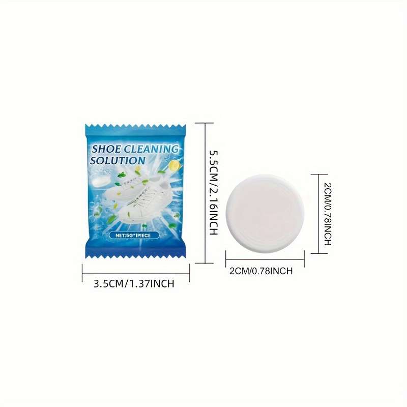 White Shoes Cleaning Tablets Portable Independent Packaging