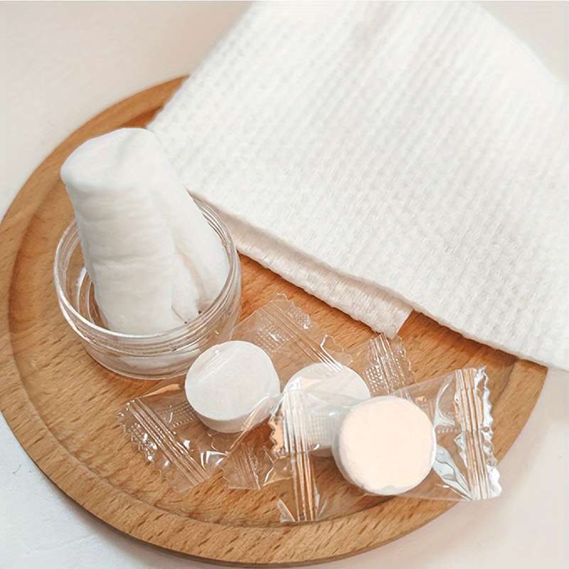 50pcs Compressed Towels Portabledisposablemini Compressed Coin Tissue Toilet Papertablets