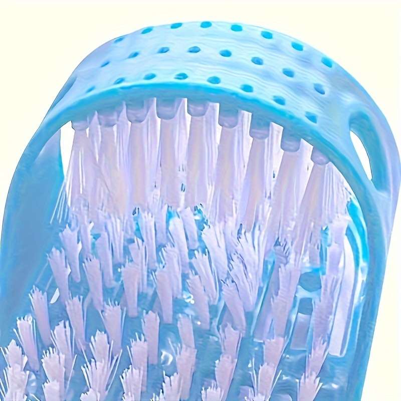 Soothing, Easy-Clean Foot Scrubber & Massager Slippers
