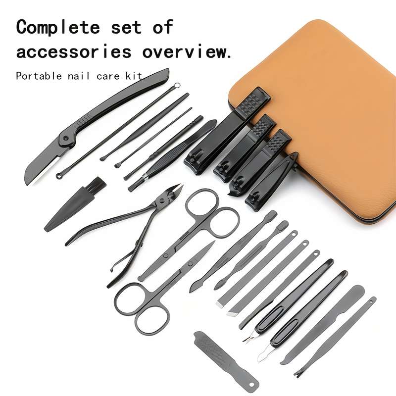 Modern Manicure Care Kit - Stainless Steel Nail Clippers