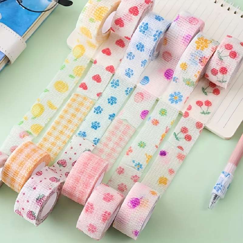 3pcs Random Multicolor Mixed Non-Woven Self-Adhesive Bandage