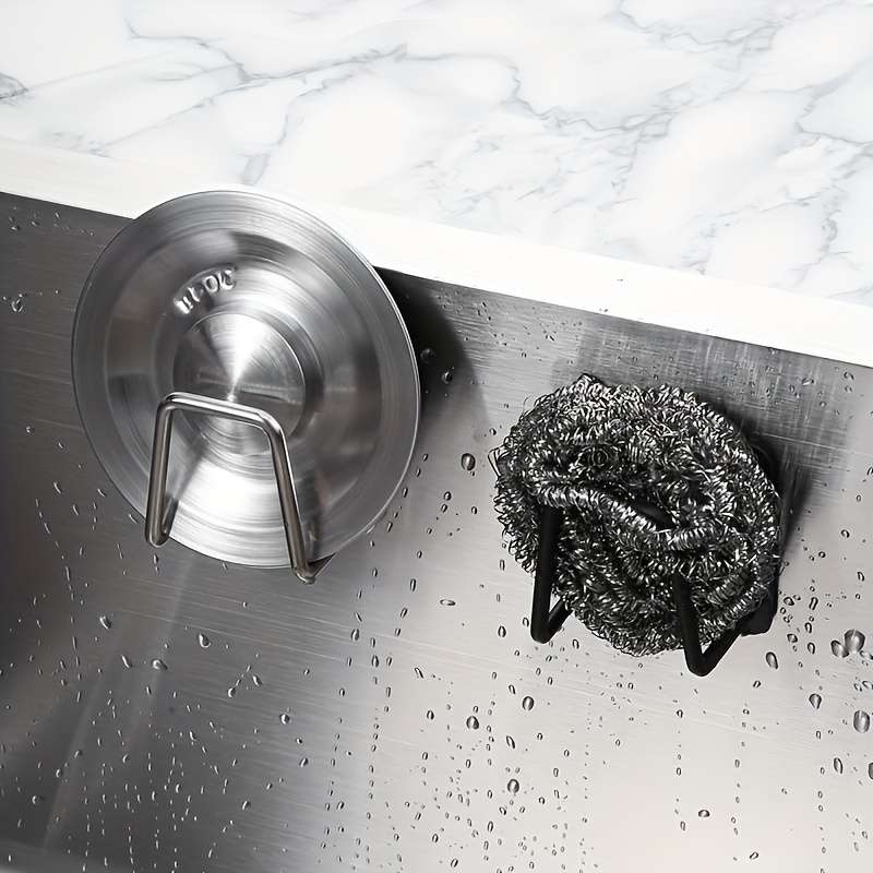 Stainless Steel Sink Organizer Rack - No-Drill