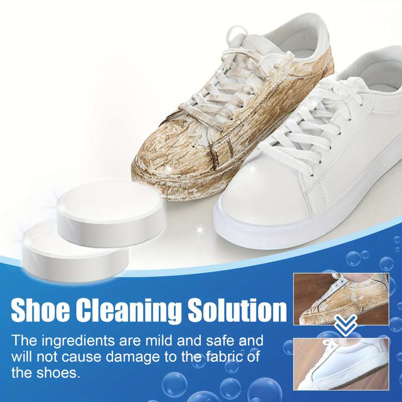 White Shoes Cleaning Tablets Portable Independent Packaging
