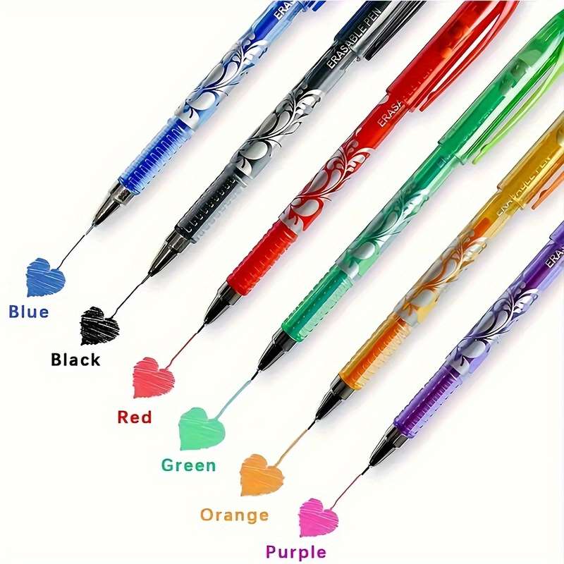 36pcs/Set 6 Colors Neutral Erasable Pen