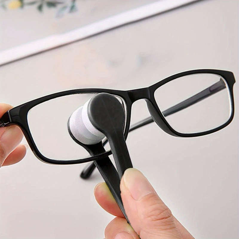 Portable Microfiber Eyeglasses Cleaning Brush