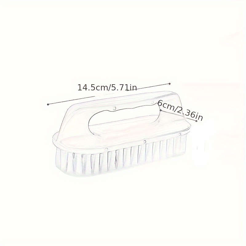 1pc Multi-Functional 3-Sided Soft Bristle Laundry Brush With Long Handle