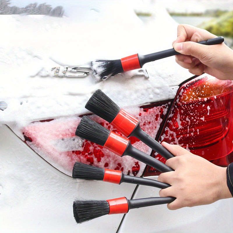 5-Pack Flexiclean Multi-Purpose Plastic Brushes With Imitation Bristles