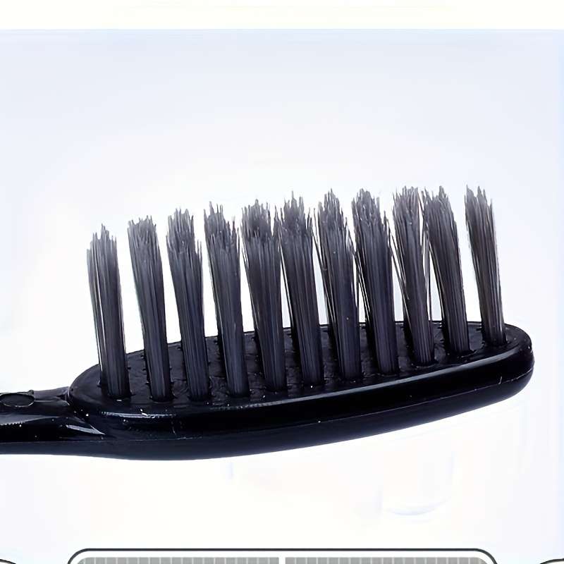 10pcs Multicolor Soft Bamboo Charcoal Toothbrushes