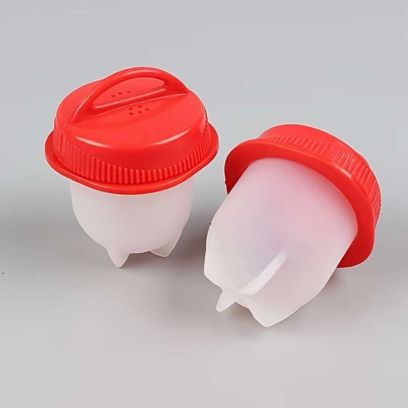2-Pack Egg Poachers Multi-Ply Non-Stick Silicone Egg Cookers
