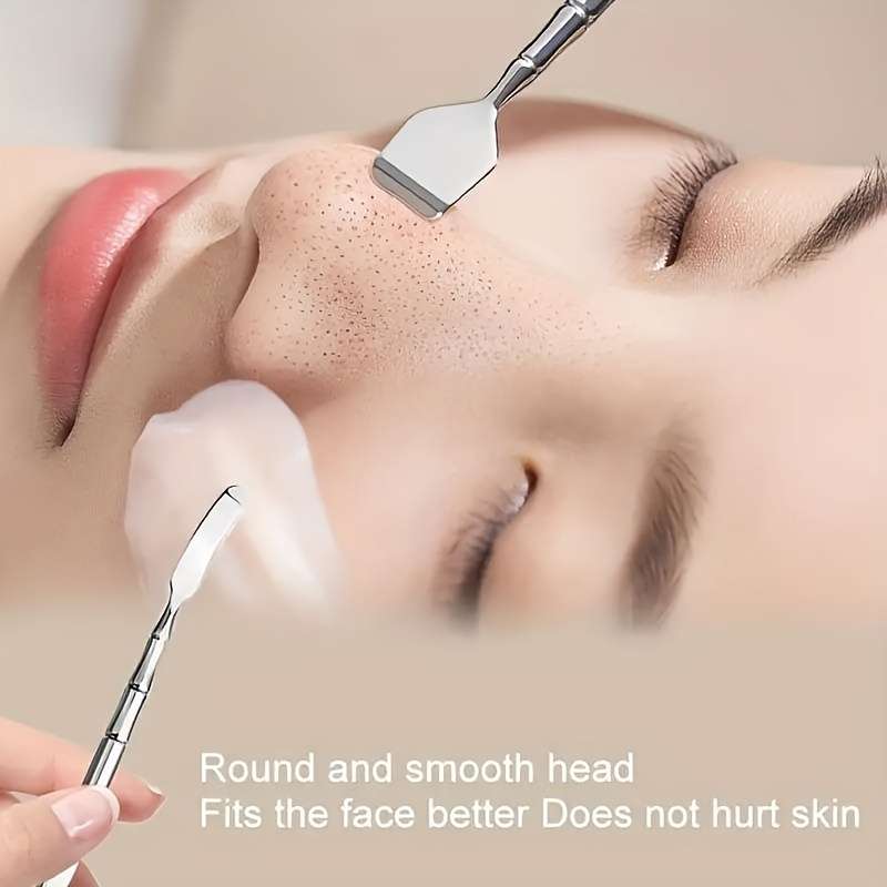 A Stainless Steel Blackhead Cleaning Tool