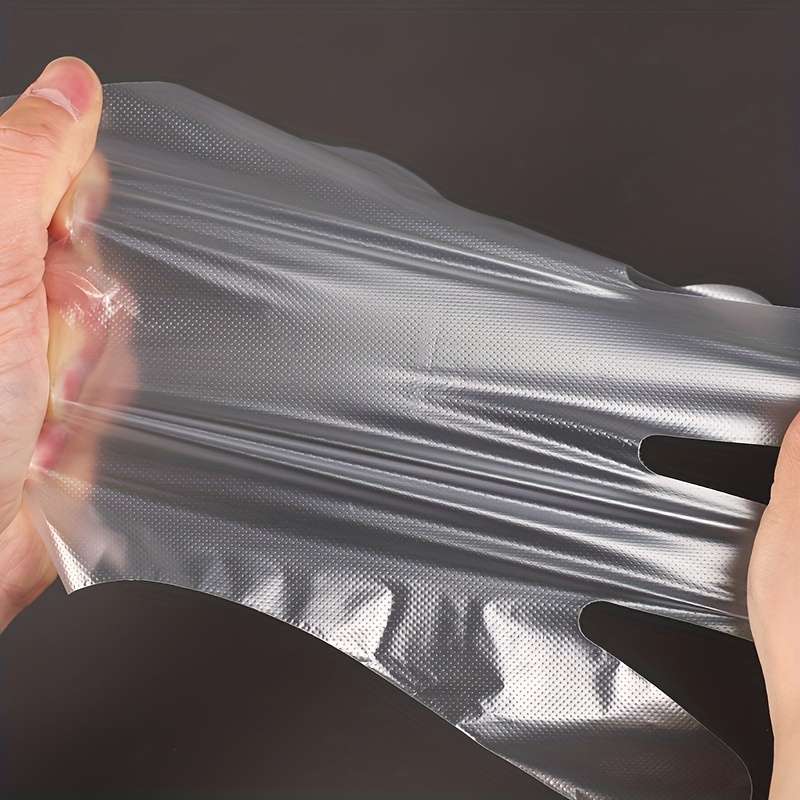 100pcs Disposable Plastic Gloves