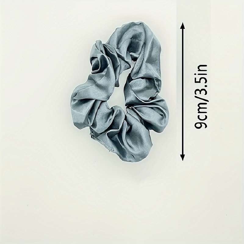 12-Pack Luxury Satin Hair Scrunchies Set