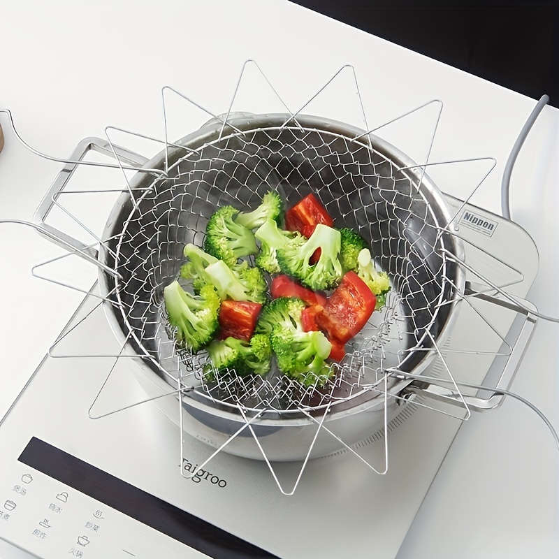Stainless Steel Folding Fry Basket