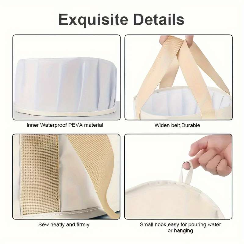 Collapsible Foot Soak Bath Tub - Insulated Non-Electric Portable Spa Basin