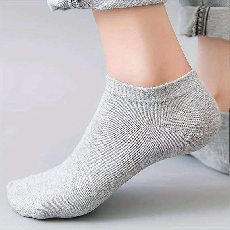100% Cotton Ankle Socks For All Seasons - 5 Pairs Pack
