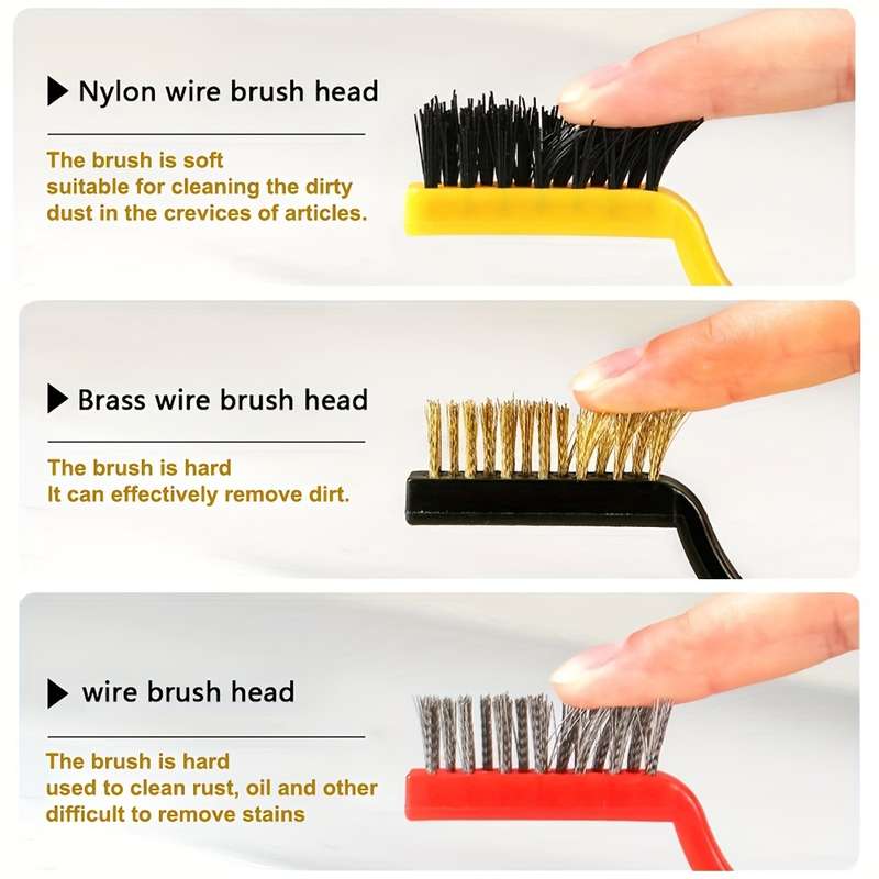 3pcs Multi-Surface Cleaning Brush Set