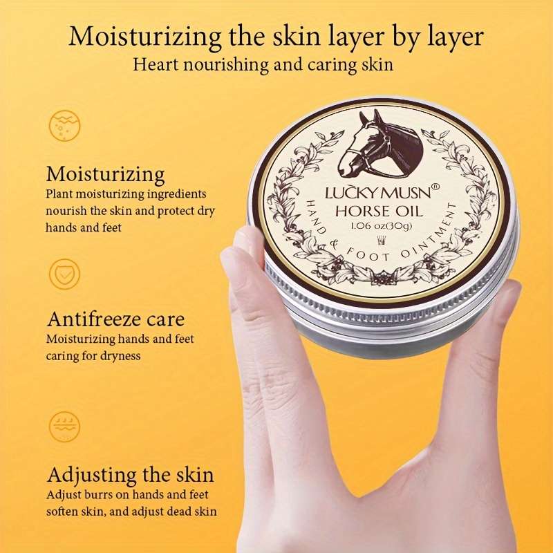 Lucky Musn Horse Oil Foot Ointment 1.06oz