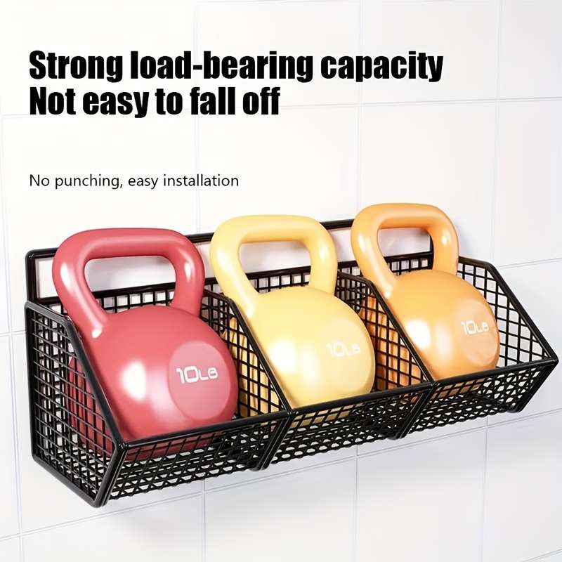 1pc Wall-Mounted Kitchen Storage Basket