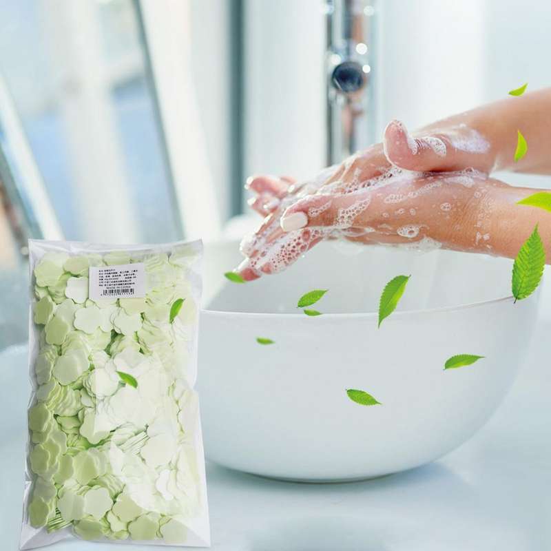 1000pcs Clean Petals Perfume Disposable Hand Soap Flakes