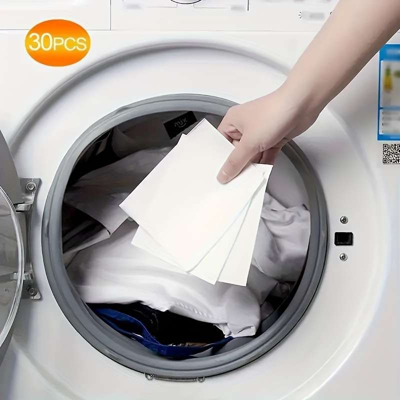30pcs Pink Laundry Sheets - Long-Lasting Scent