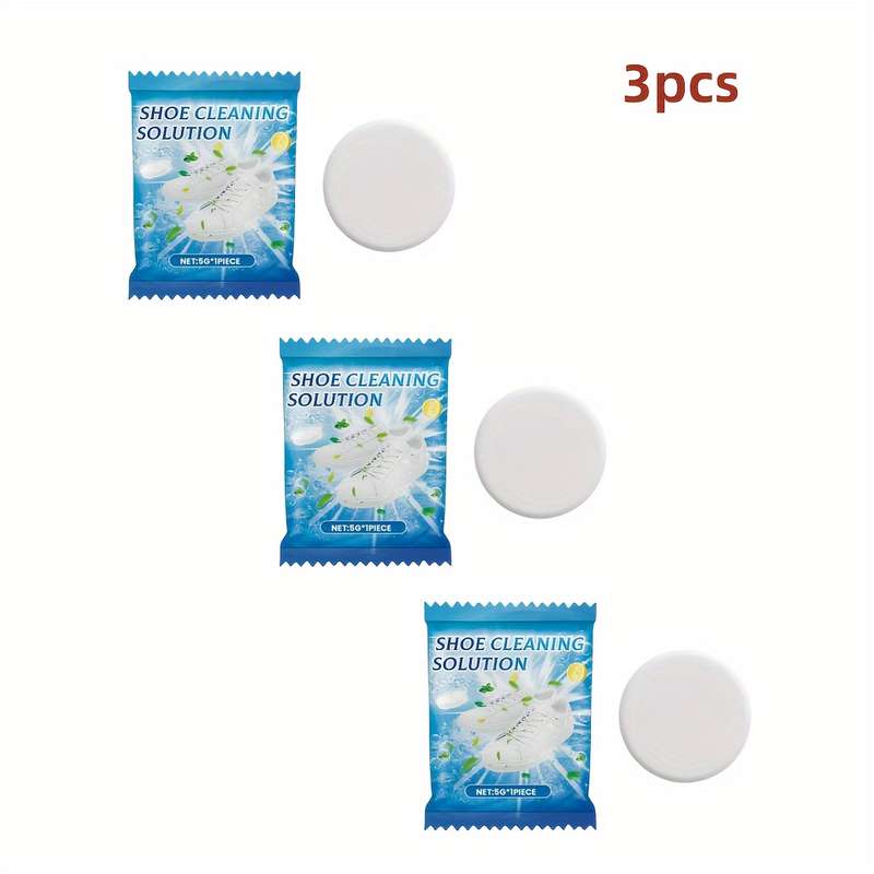 White Shoes Cleaning Tablets Portable Independent Packaging