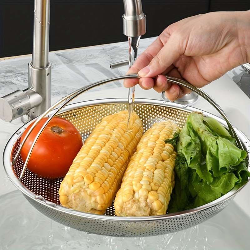 Electricity-Free Stainless Steel Kitchen Basket