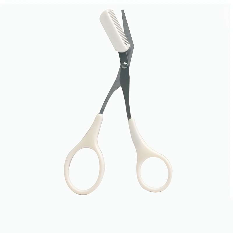 Stainless Steel Eyebrow Razor With Comb - Dual-Use