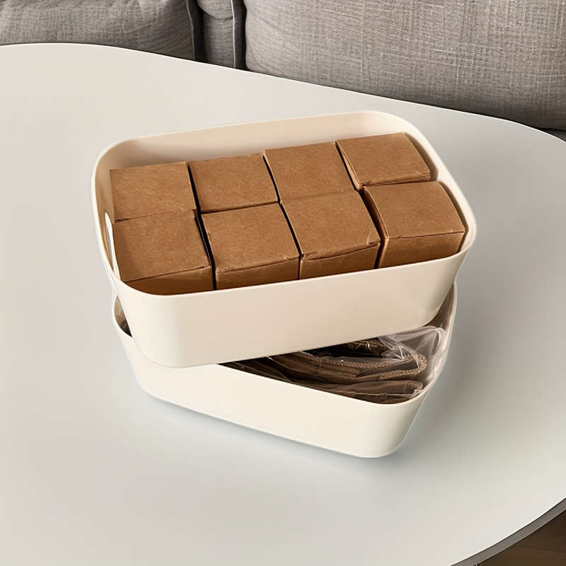 10-Pack Multi-Functional Storage Boxes, Durable Plastic Organizers For Cosmetics