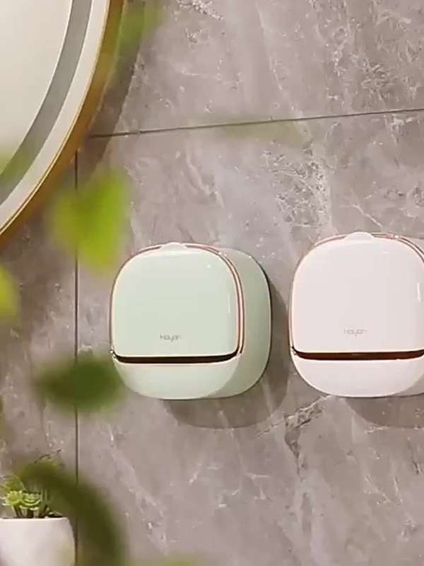 Easy-Install Wall-Mounted Soap Dish With Lid