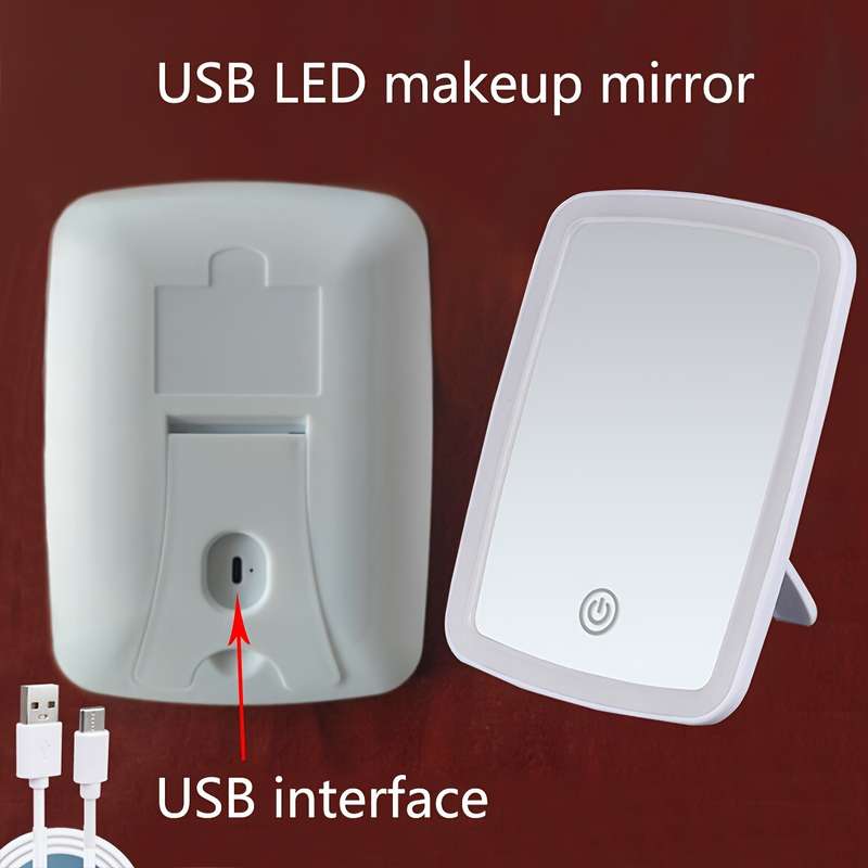 Led Makeup Mirror With Touch Sensor