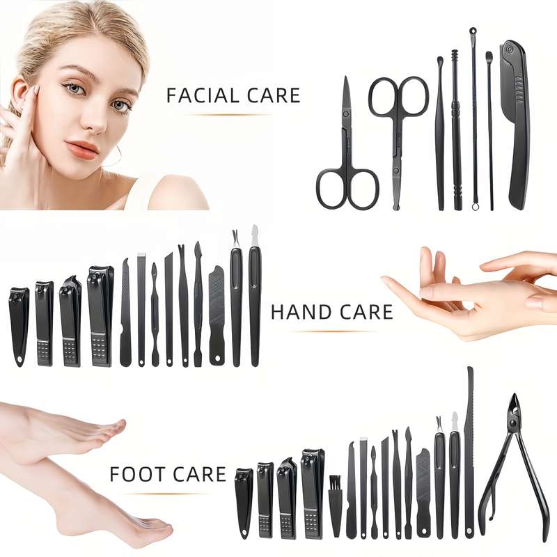 Modern Manicure Care Kit - Stainless Steel Nail Clippers