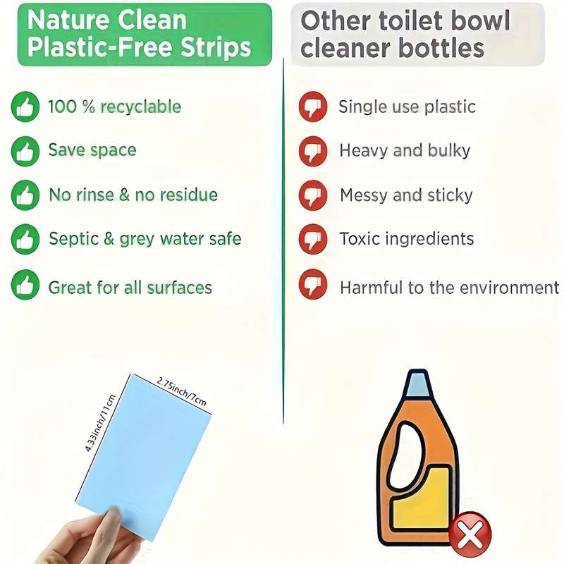 30pcs Toilet Cleaner Sheets Floor Cleaning Tablets