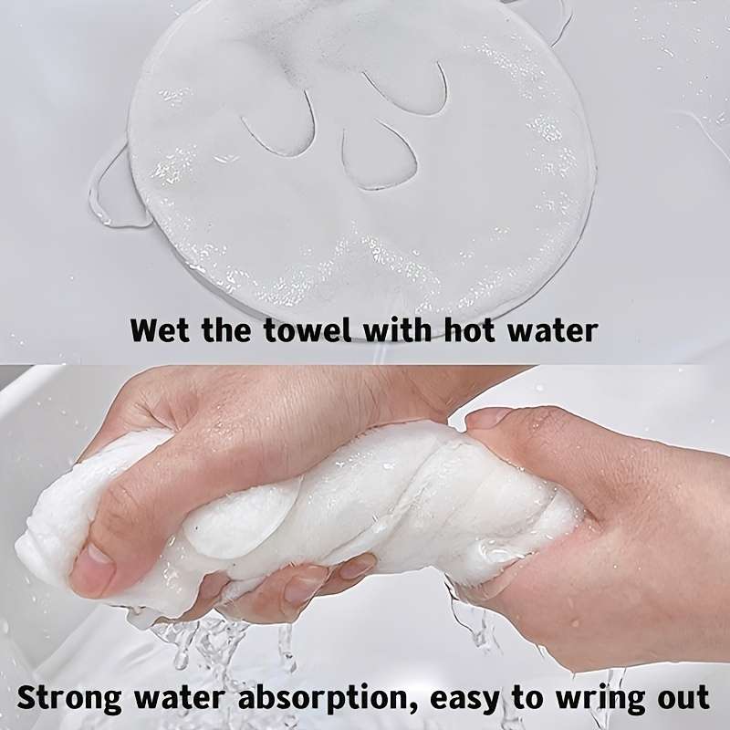 1pc Reusable Hot And Cold Facial Mask Towel For Skin Care