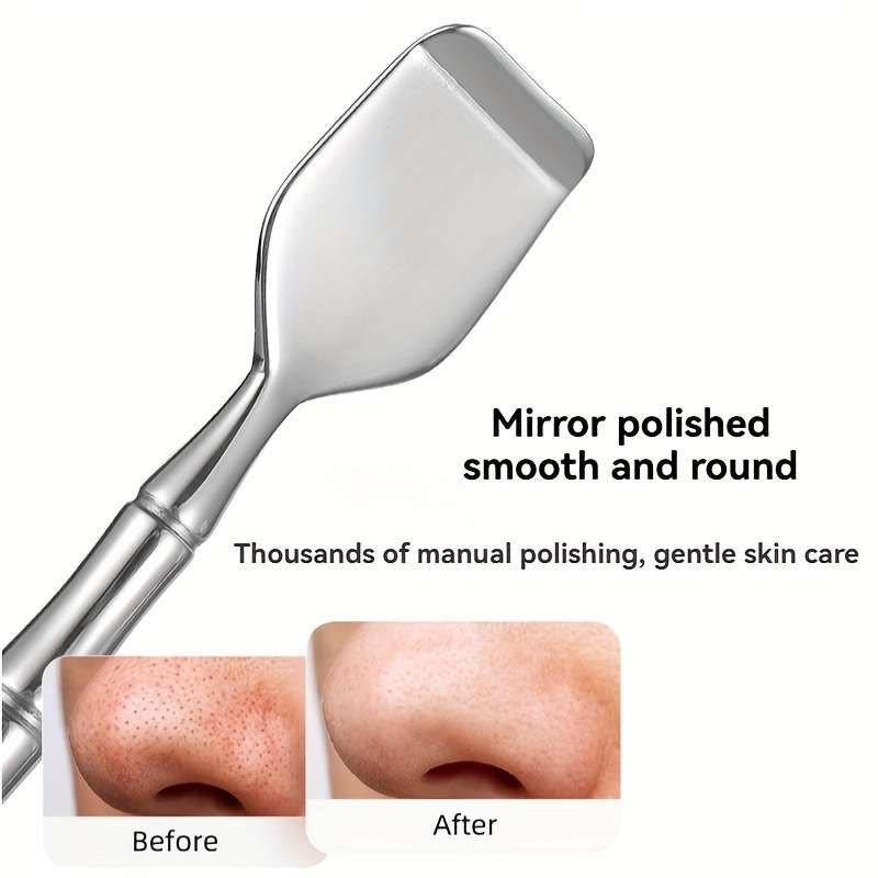 A Stainless Steel Blackhead Cleaning Tool
