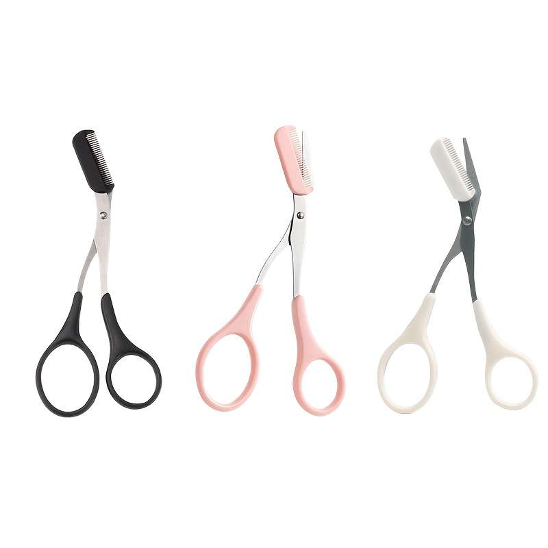 Stainless Steel Eyebrow Razor With Comb - Dual-Use