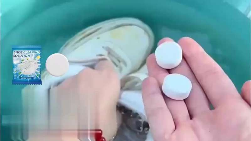 White Shoes Cleaning Tablets Portable Independent Packaging